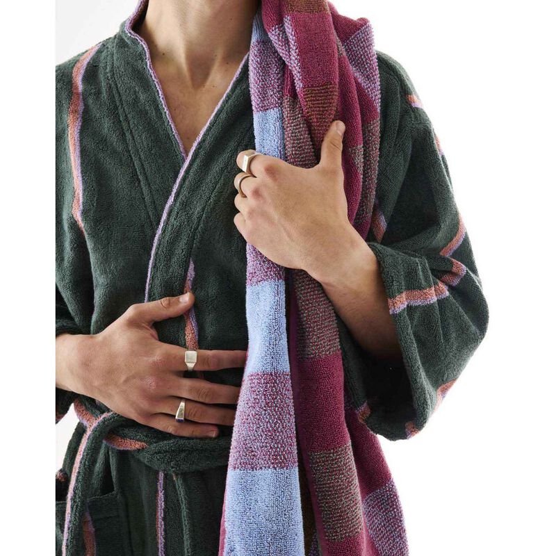 Kip&Co Bondi Tartan Terry Bath Sheet / Beach Towel image number 3